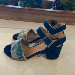 Firenze Studio GiGi Mid Heel Open Toe Sandals Shoes  Women’s Size 7 like new EUC